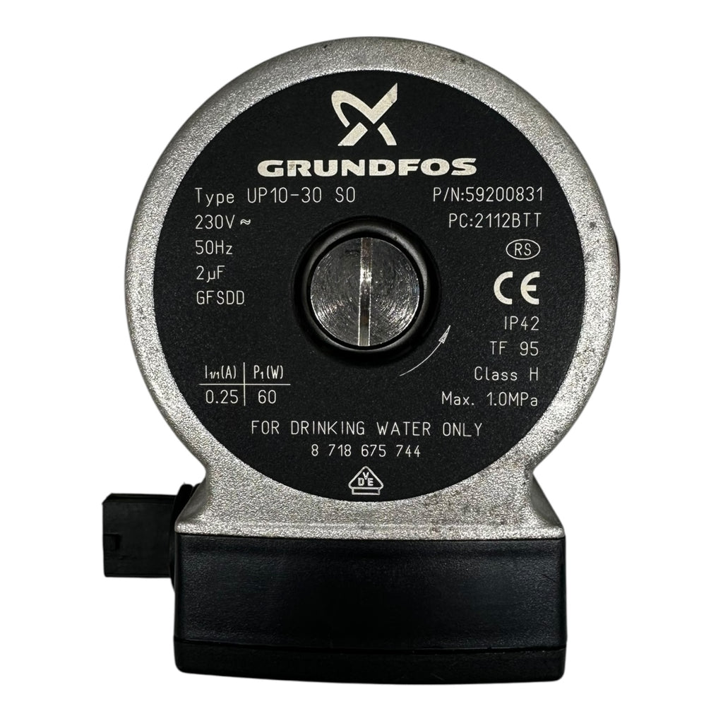 Grundfos UP10-30 SO Zirkulationspumpe 59200831 230V 60W Trinkwasserpumpe