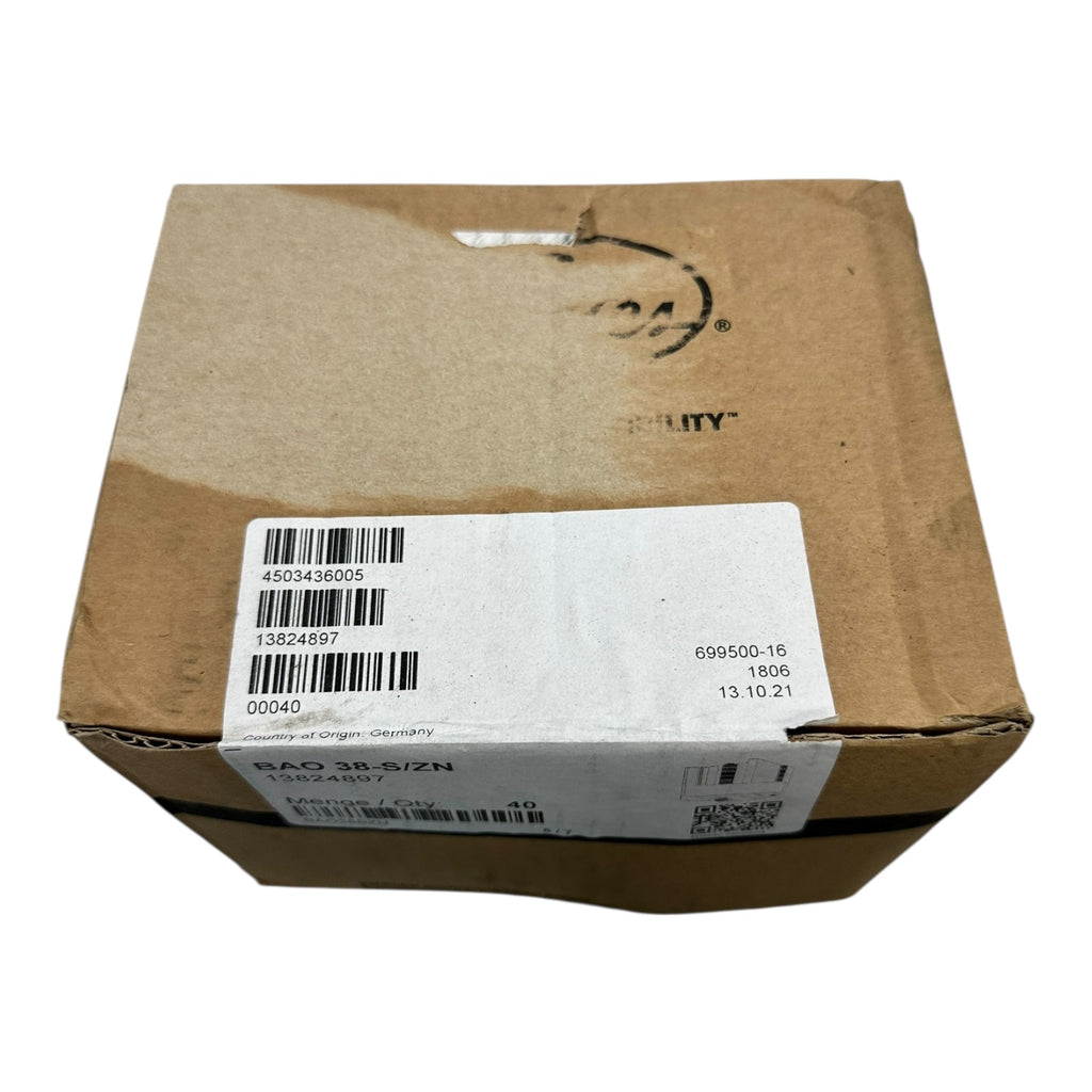 40x Gates BAO 38-S/ZN Einschweißstutzen 13824897 Hydraulikanschluss EMB NEU