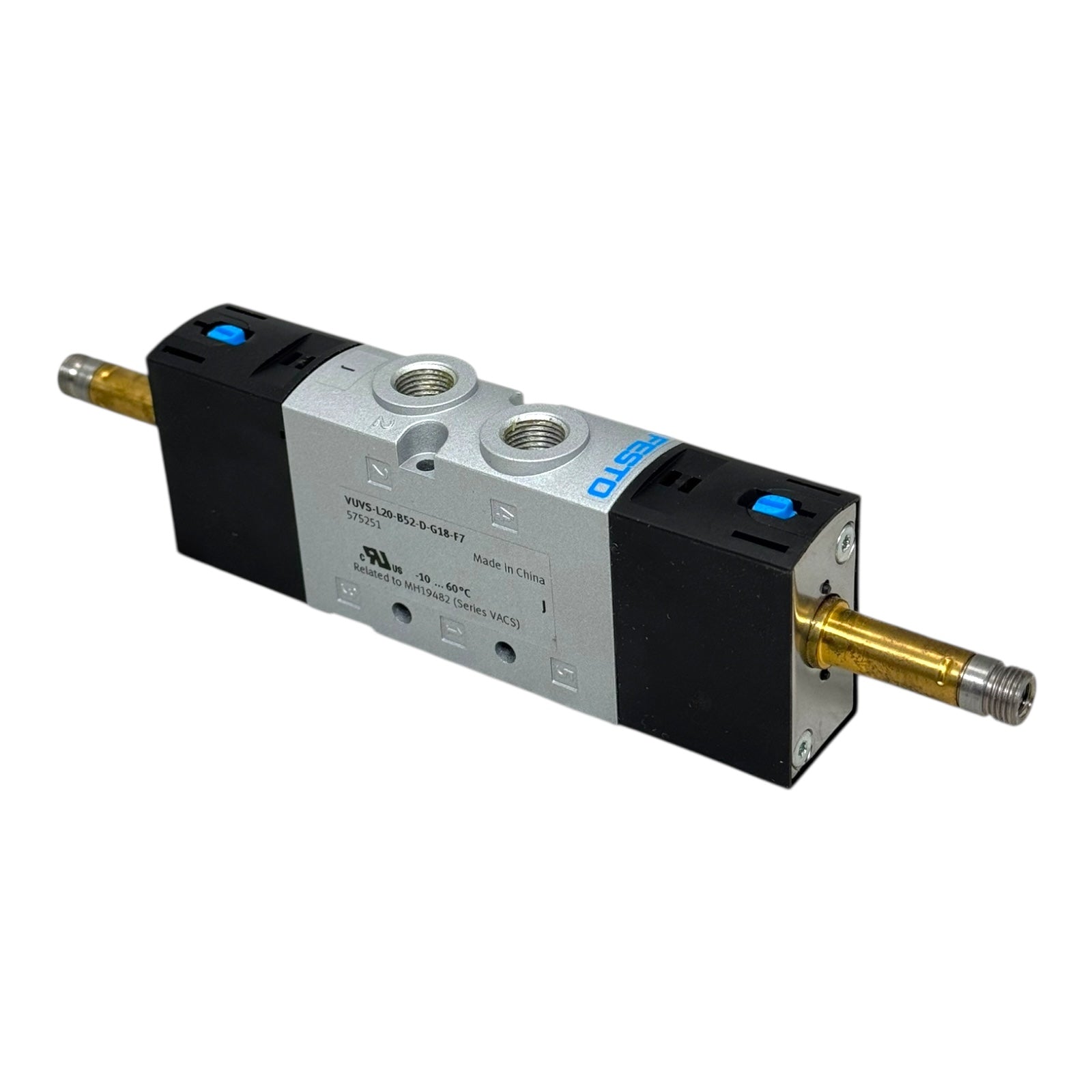 Festo VUVS-L20-B52-D-G18-F7 Magnetventil 5/2-Wege 24 V DC G1/8 Pneumatikventil