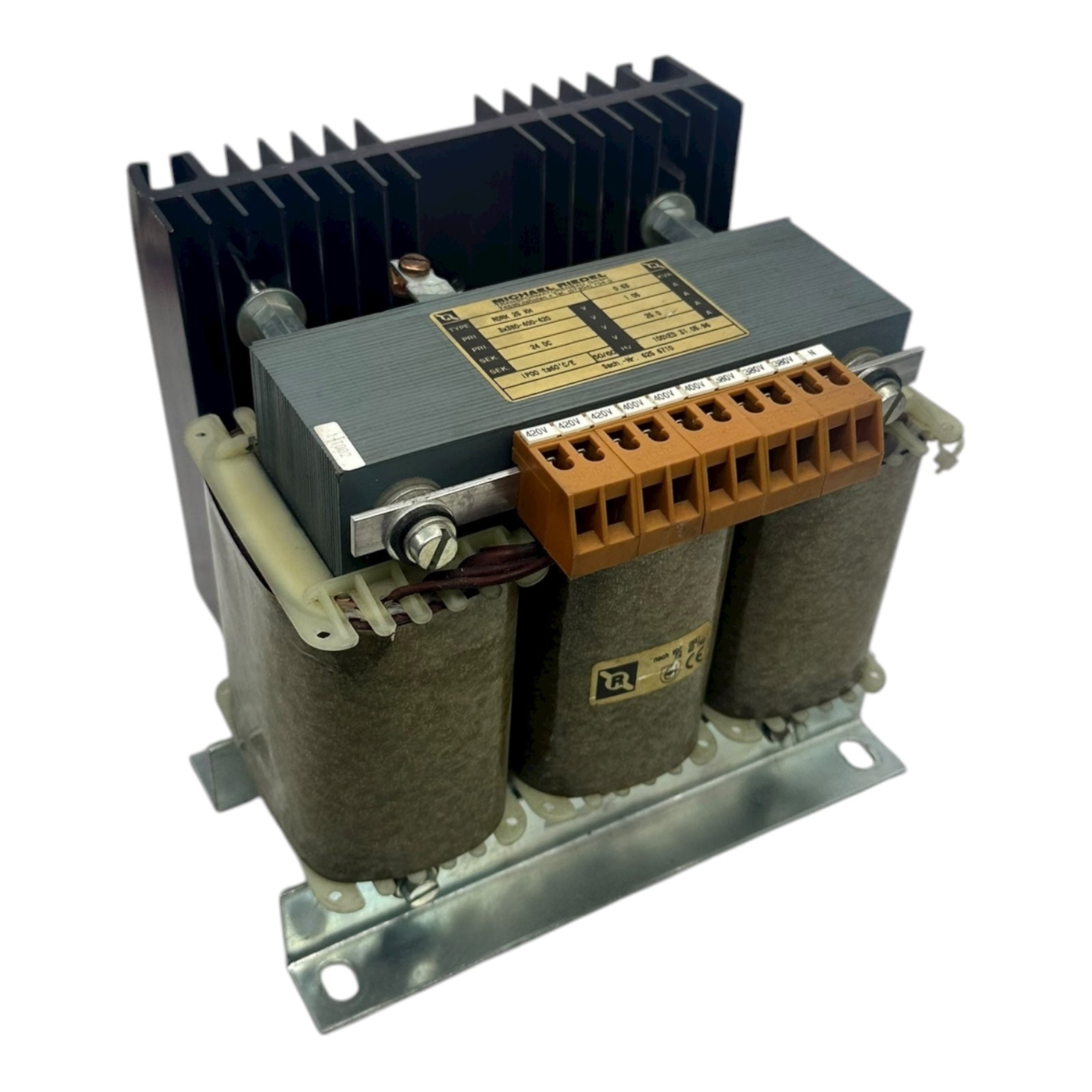 Michael Riedel RDRK 25kN Trafo 3×380–400–420V / 24V DC 0.63kVA Gleichrichter