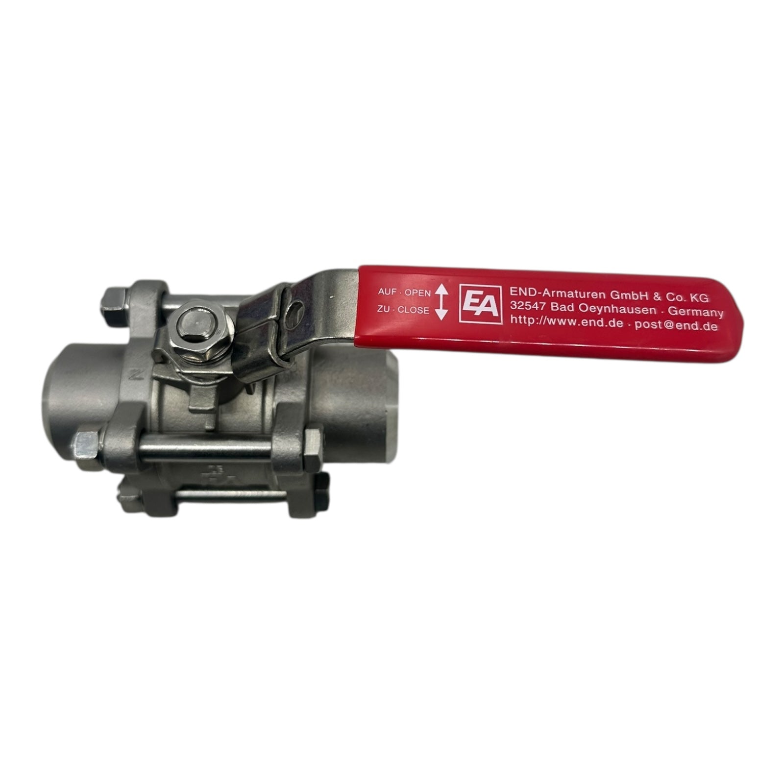 END-Armaturen Kugelhahn DN25 PN64 Edelstahl 1” 2-teilig Industrieventil