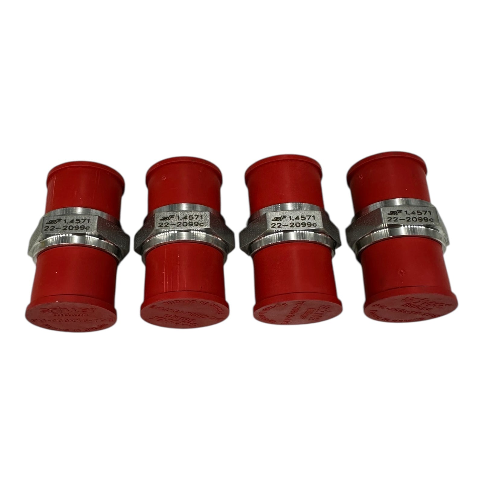 4x Schwer SR-505G12 Doppel-Einschraubstutzen G1/2” Edelstahl 1.4571 PC-208x15
