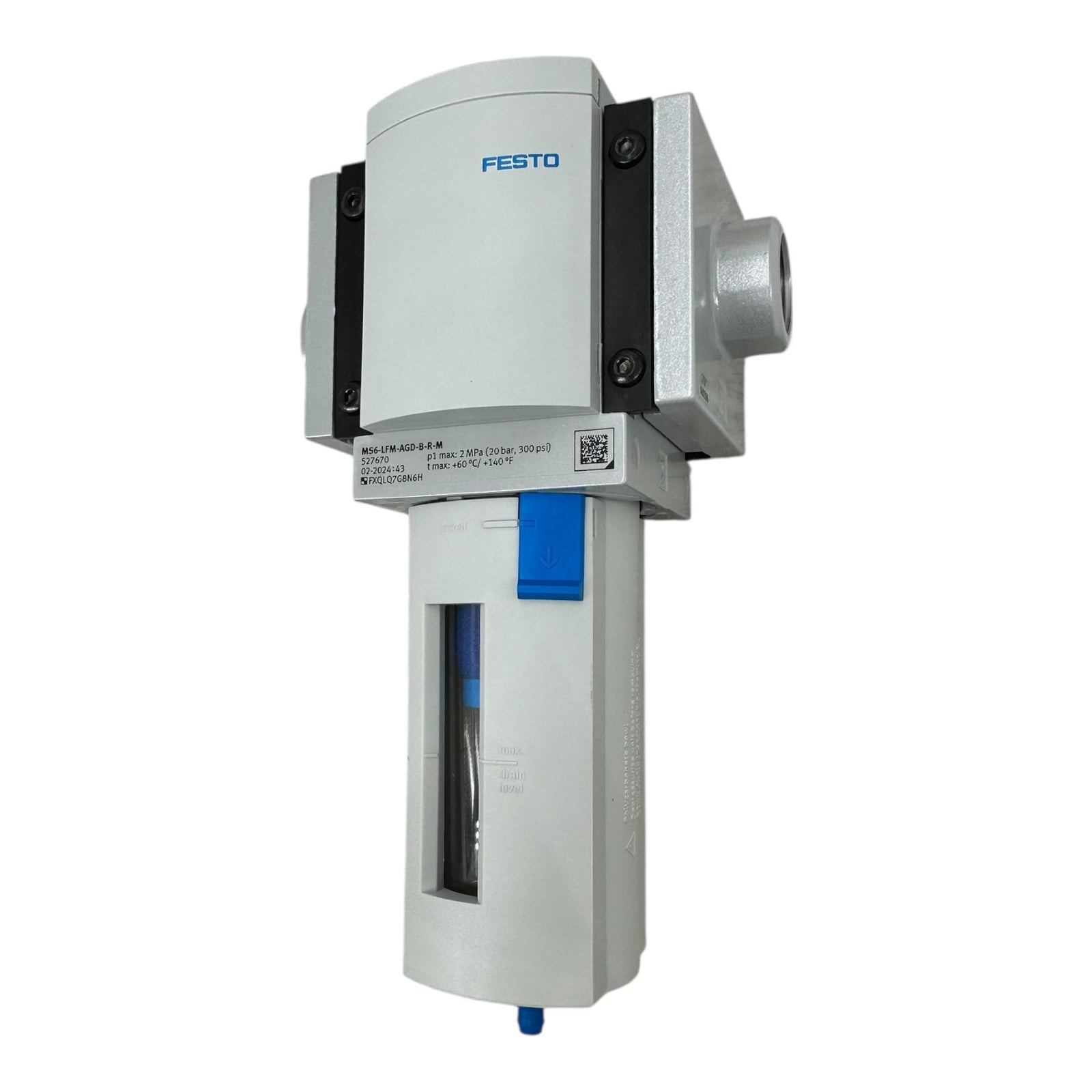 Festo MS6-LFM-AGD-B-R-M Feinfilter 527670 MS6 Serie 20 bar 1/2” Druckluftfilter