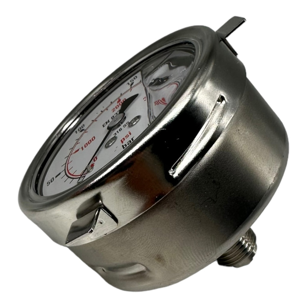 Wika 233.50.063 Glycerin Manometer 2 Tlg. psi: 3600 G1/4 B rue zentr. 250Bar
