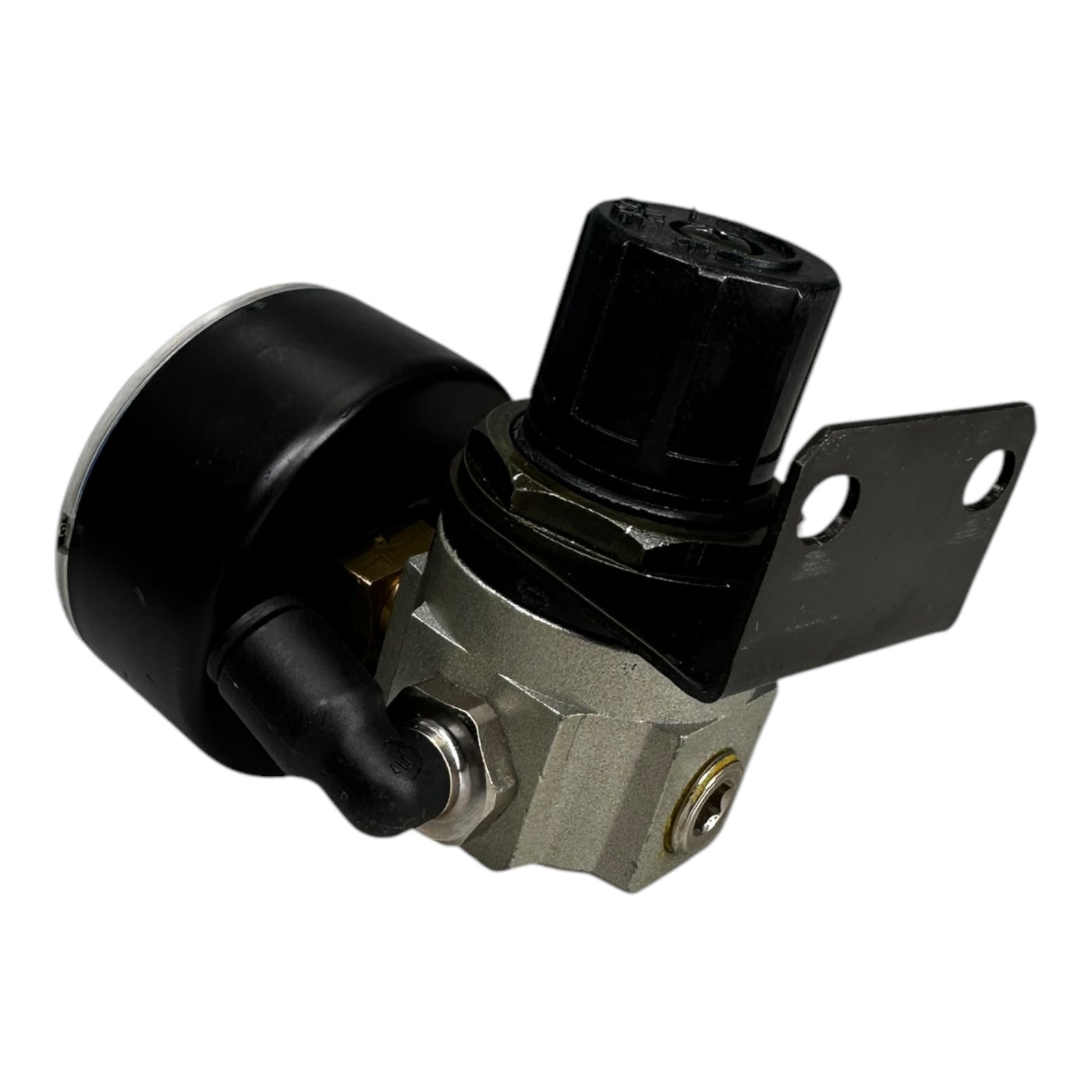 SMC EAR111-F02 Druckregler 0,05 ~ 0,69 MPa + Wika Manometer 0-6bar