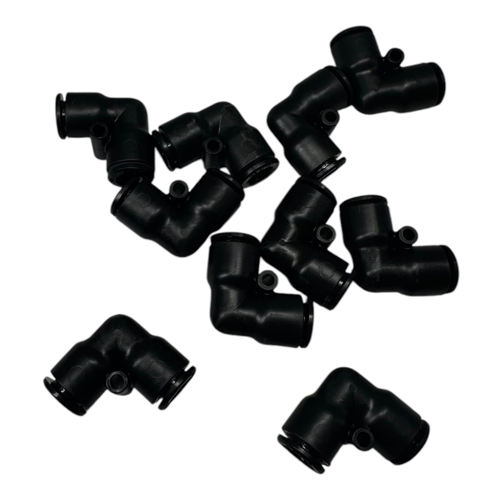 10x Flexion EPV8-FX Steckverbindung POM Winkelstück Verbindungselement, 8mm Rohr