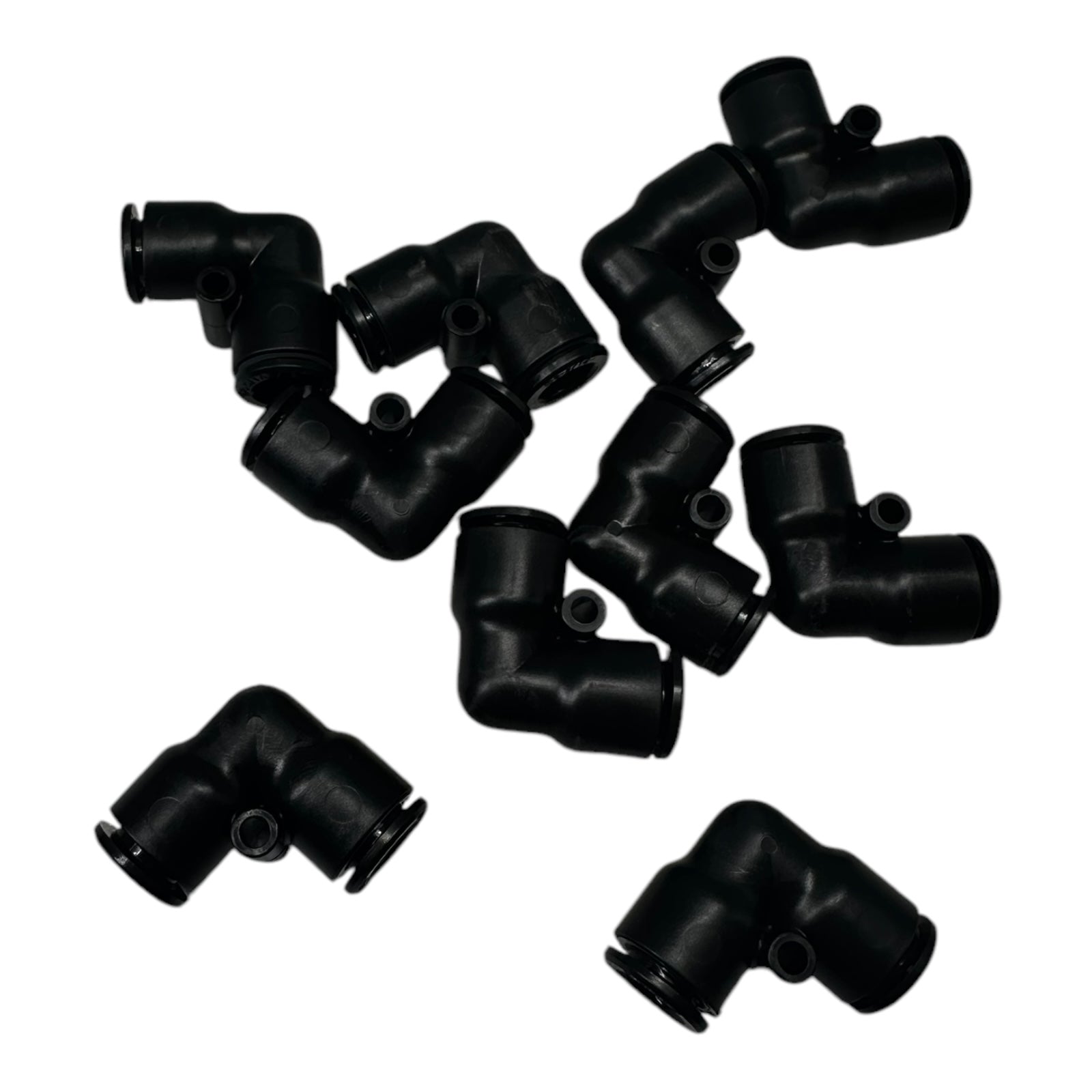 10x Flexion EPV8-FX Steckverbindung POM Winkelstück Verbindungselement, 8mm Rohr