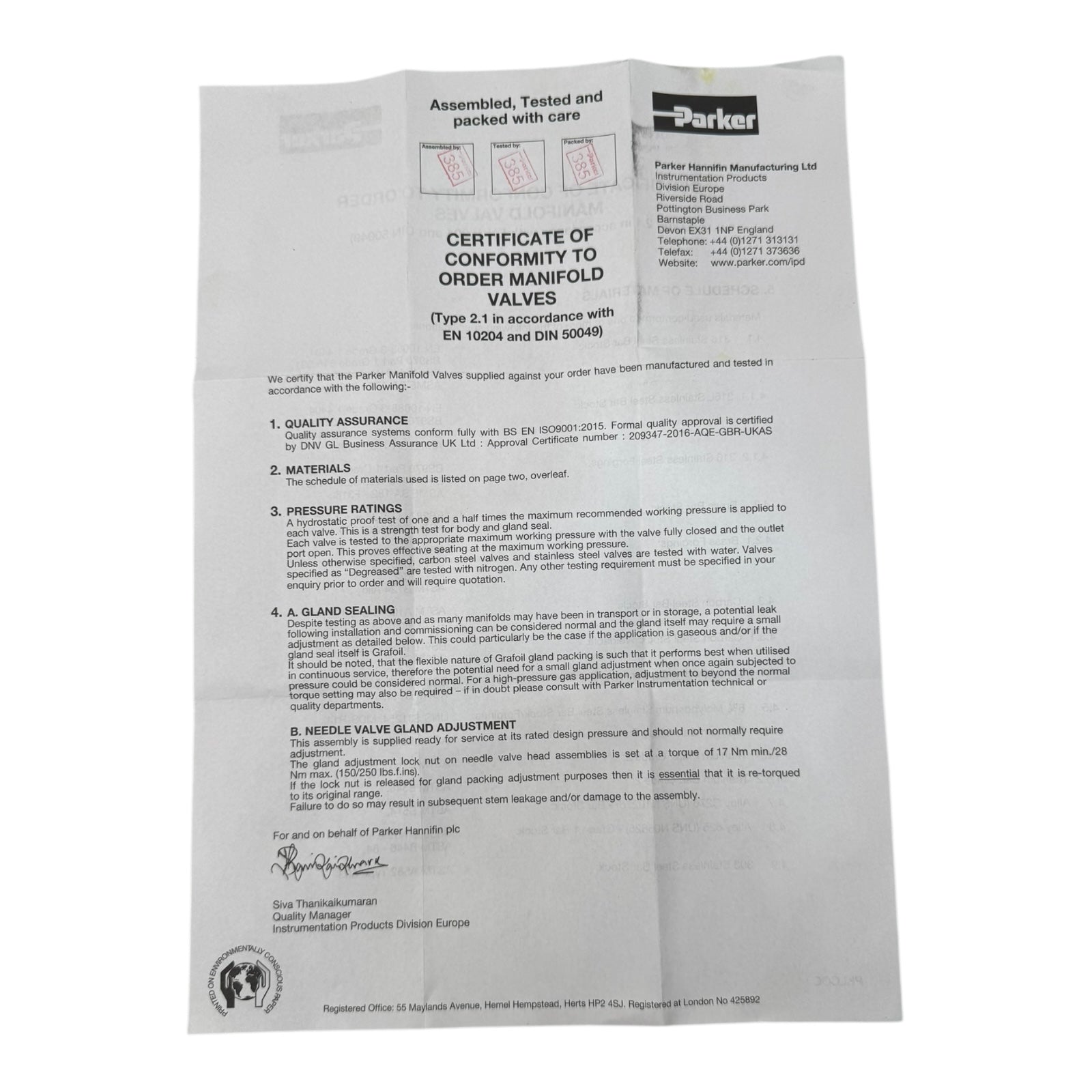 Norgren V10633-A35N Magnetspule 48VDC 0,08A 4W IP665