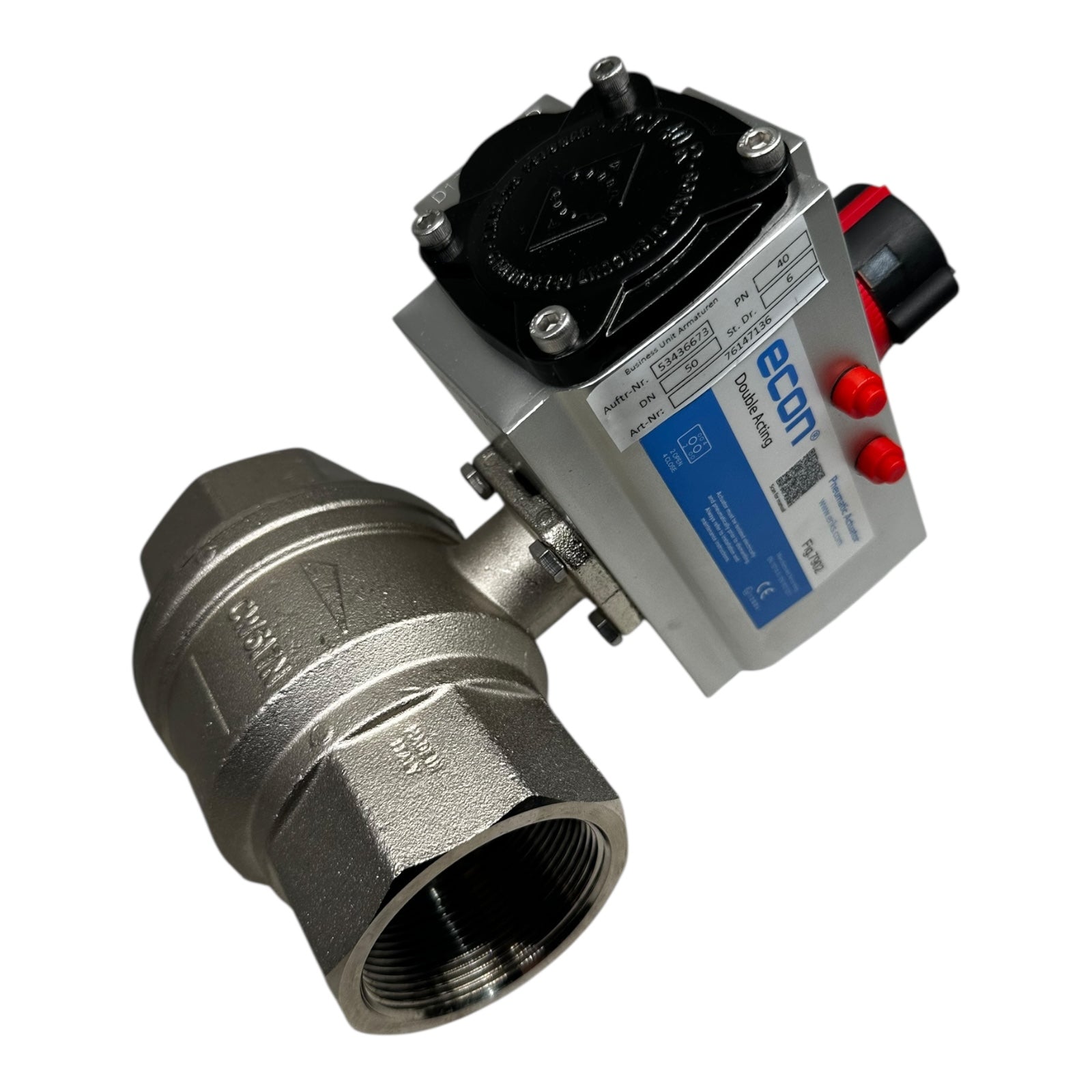 Econ 53436673 Pneumatik Antrieb Fig.7902 doppeltwirkend ISO5211