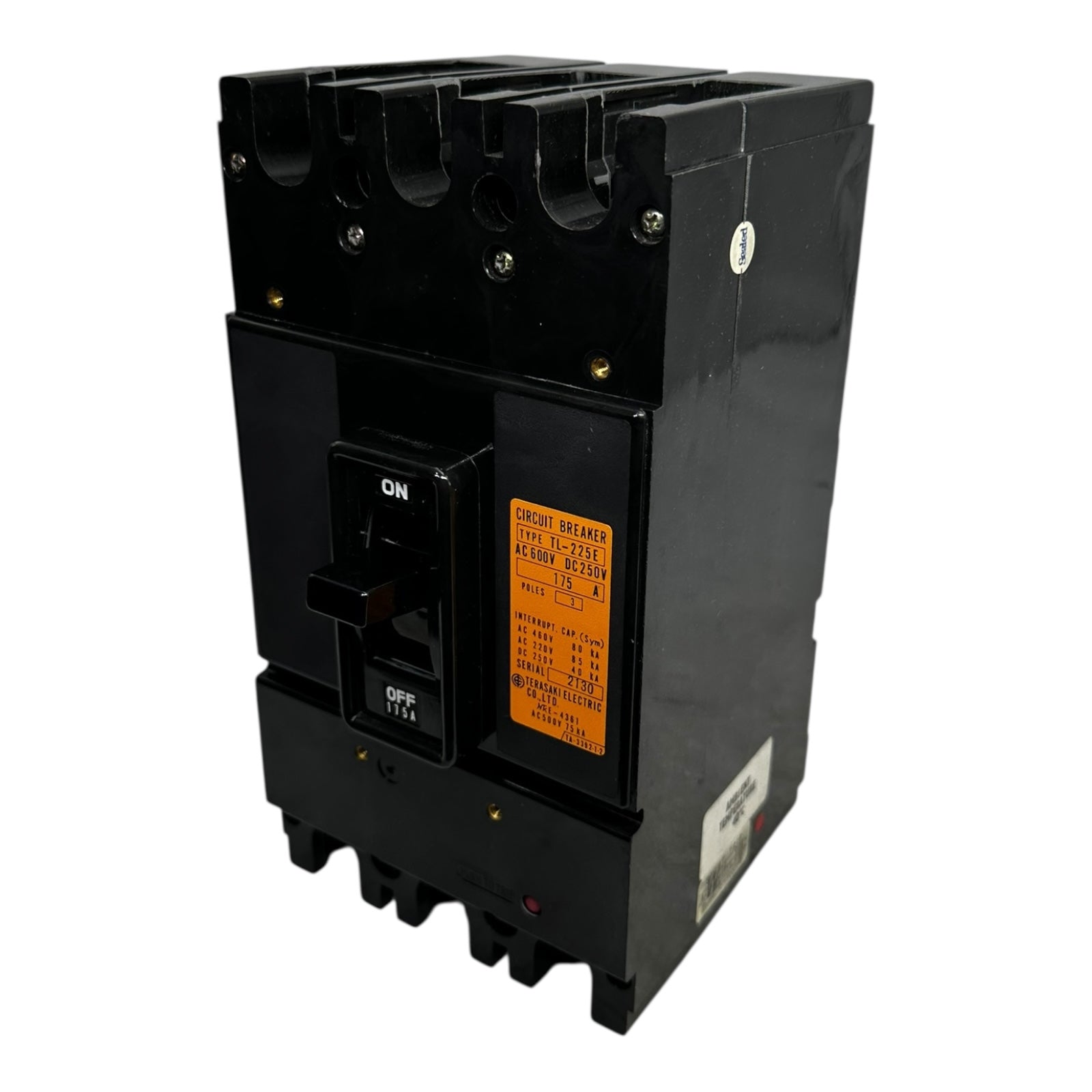 Terasaki TL-225E Leistungsschalter 175A 3-polig AC600V DC250V Shunt