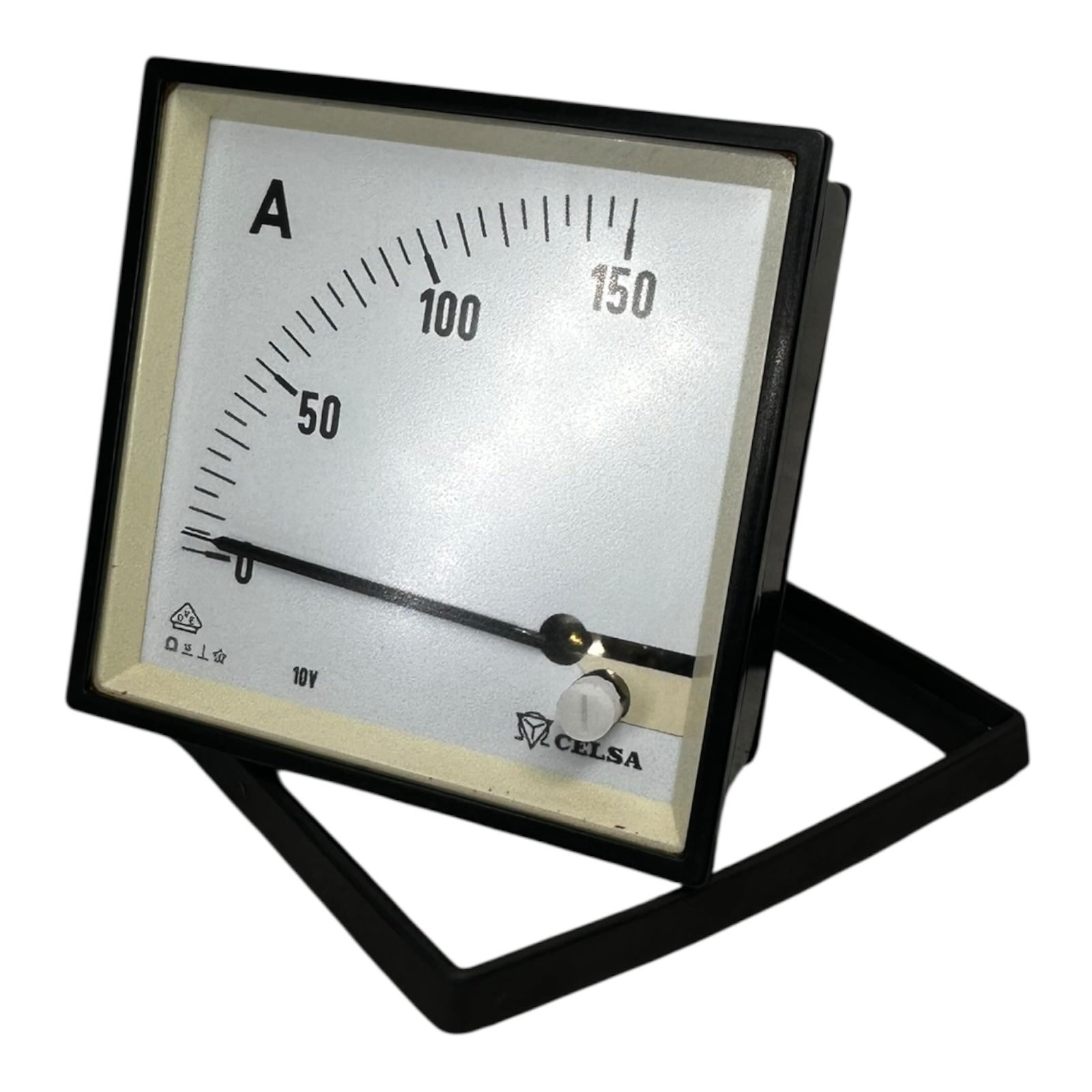 Celsa Analog Amperemeter 150A Einbaugerät 10V Strommessgerät