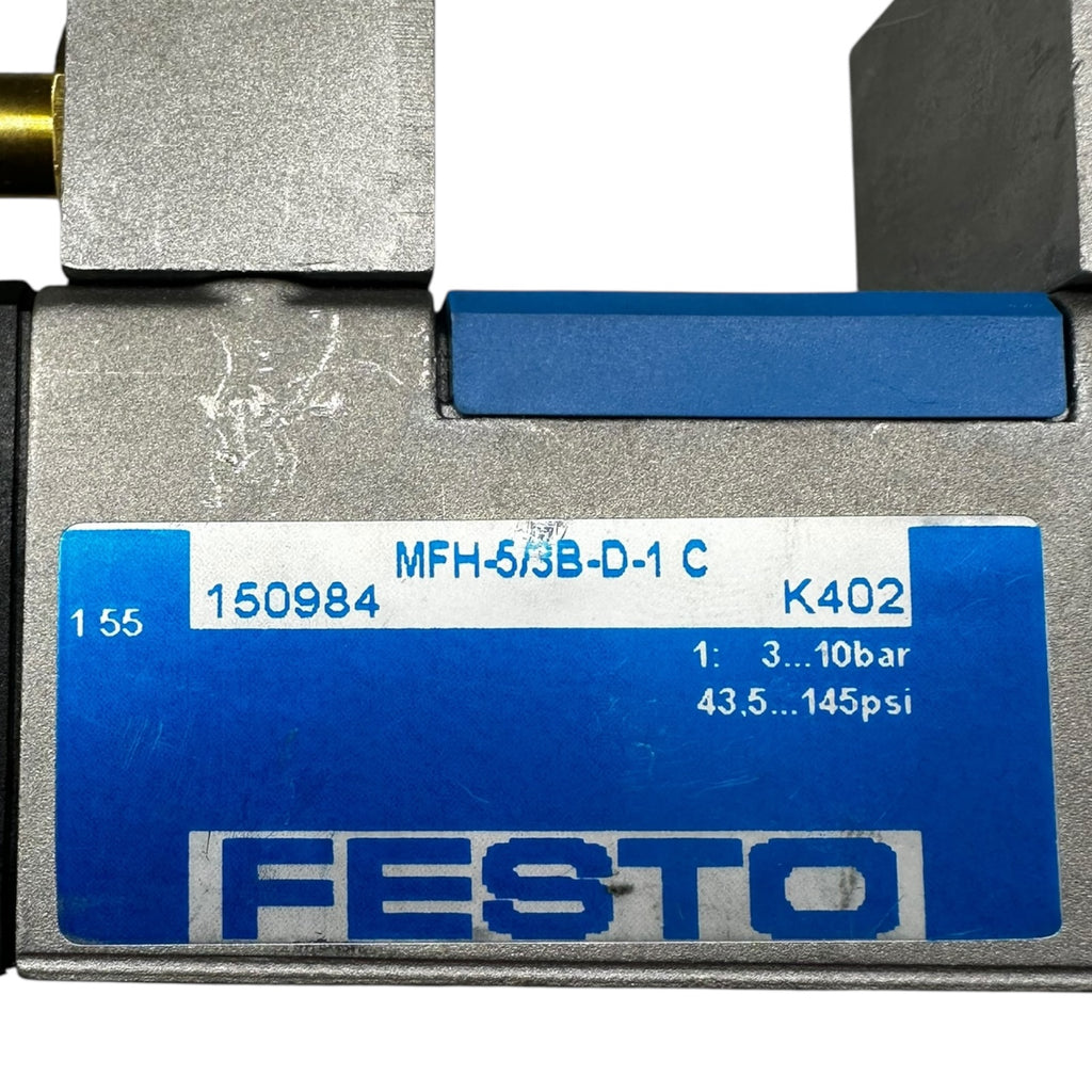 Festo MFH-5/3B-D-1C Magnetventil 5/3 Wege 3–10 bar Pneumatikventil