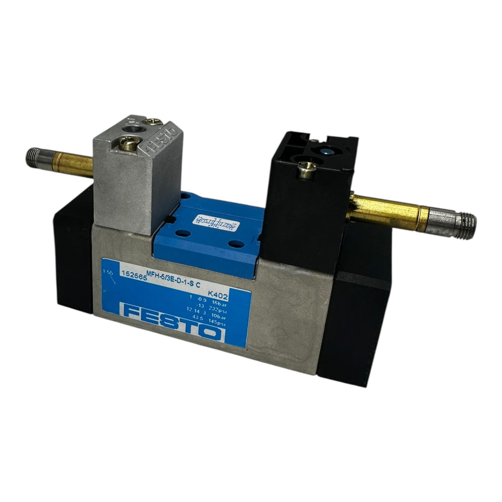 Festo MFH-5/3E-D-1-S C Magnetventil 5/3 Wegeventil 152565 0,9–16bar Pneumatik