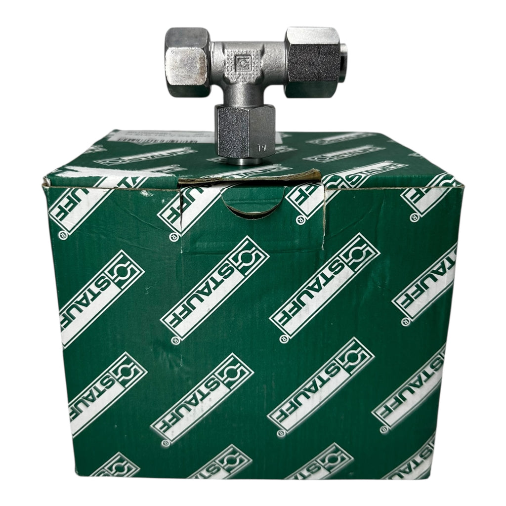 20x Stauff FI-ELD-15L-V-W3-DKO-AB T-Verschraubung Edelstahl 15 mm Hydraulik