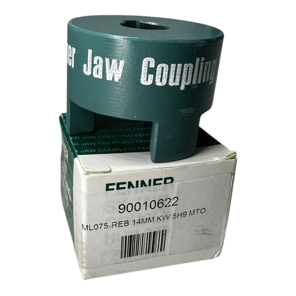 Fenner SX Jaw Coupling Hub 075 ML075-REB 14 mm Kupplungsteil Passfeder Nut