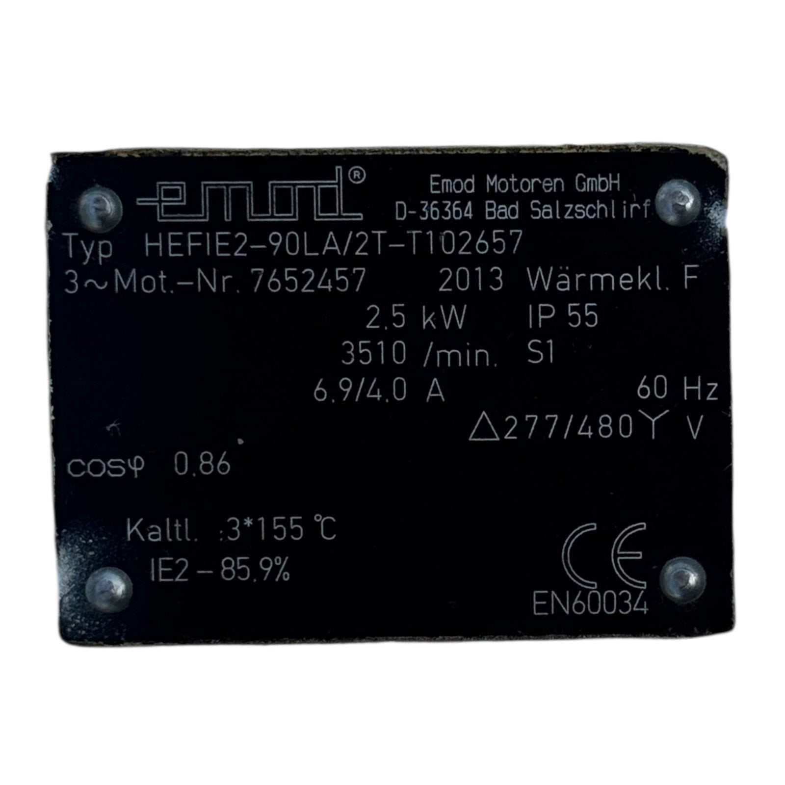 Wölfer Hubswerksmotor Kran Drehstromotor 100kW 1500U/min 400V + Bremse Encoder