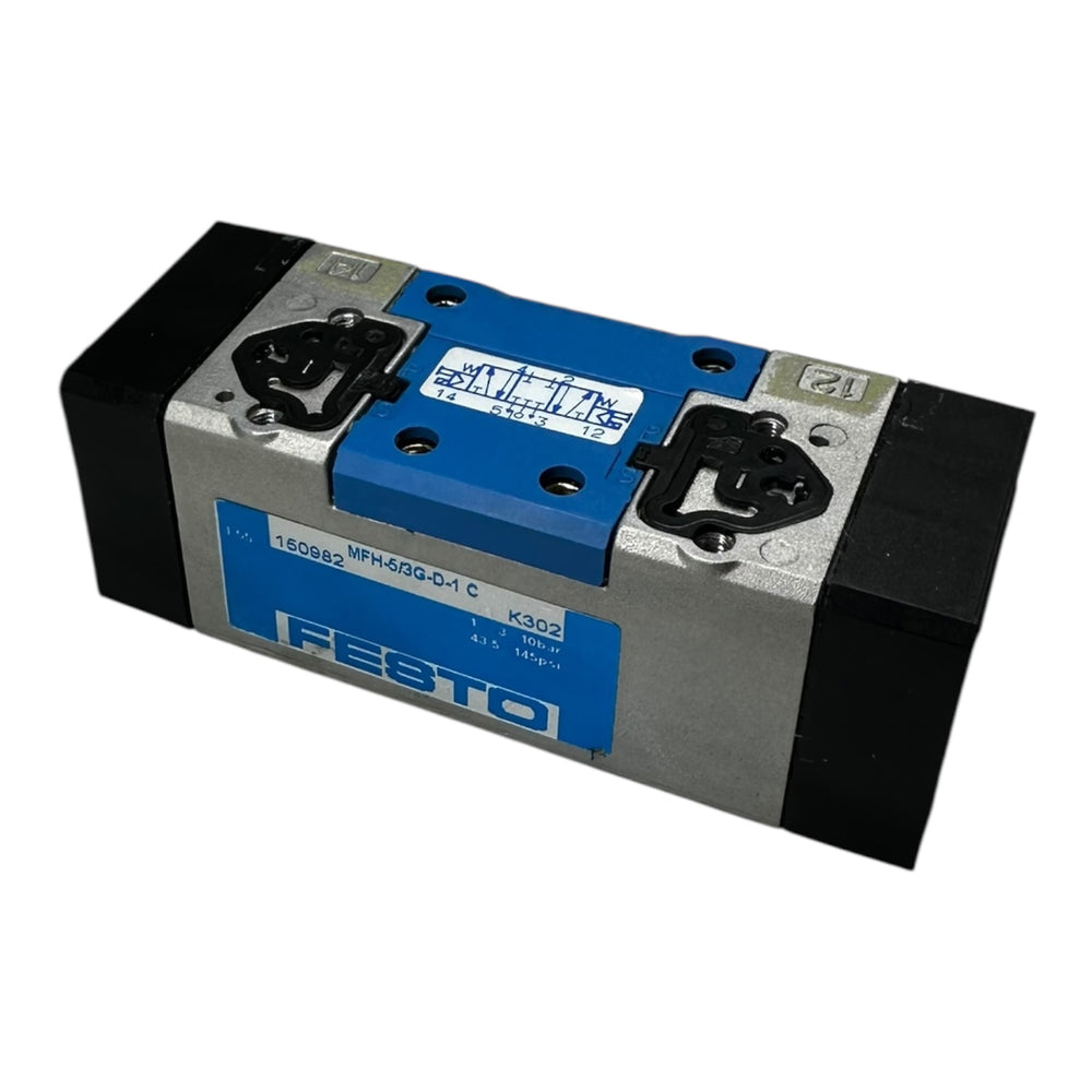 Festo MFH-5/3G-D-1-C Magnetventil 150982 5/3-Wege Pneumatikventil 3–10bar