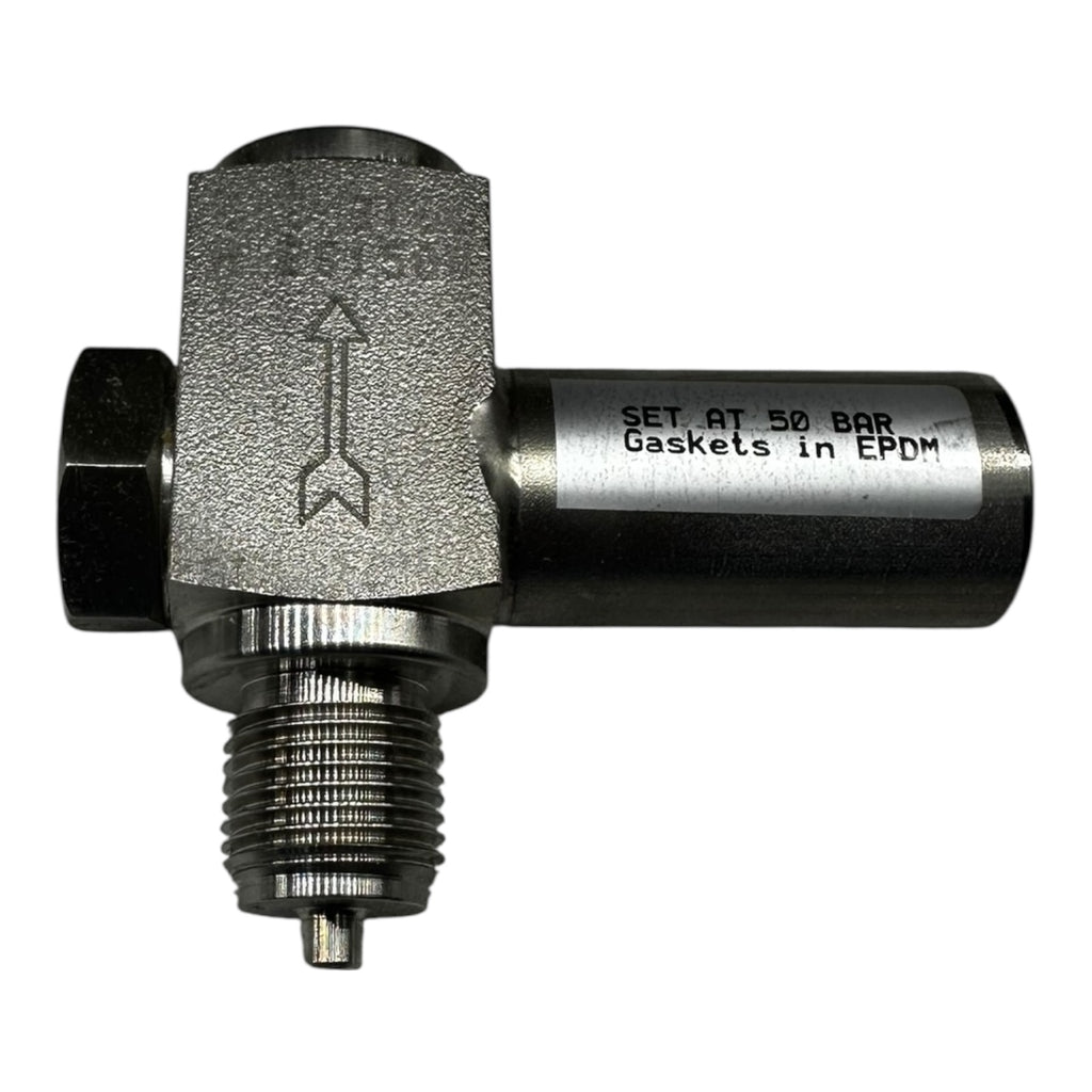 Sicherheitsventil 1/2” Edelstahl 316L Set 50 bar EPDM Dichtung Überdruckventil