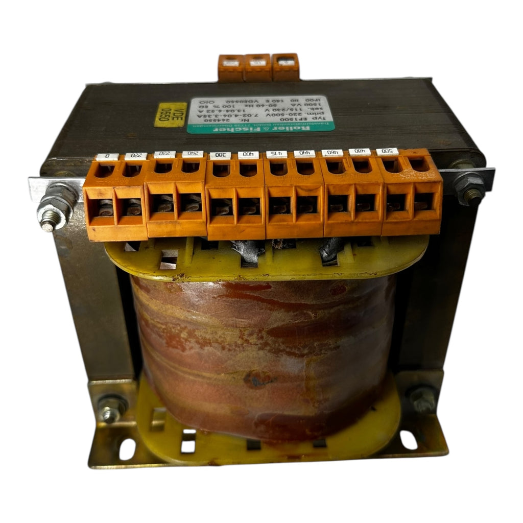 Roller & Fischer EP1500 Transformator 220–500V / 115–230V 1500VA