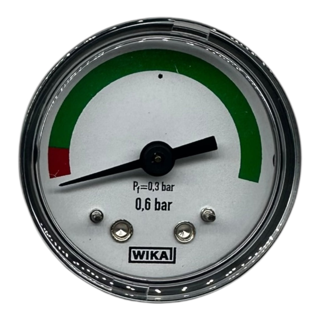 WIKA Manometer 0,6 bar Ø40mm Messgerät G1/8 G1/4B Druckmesser analog Neu