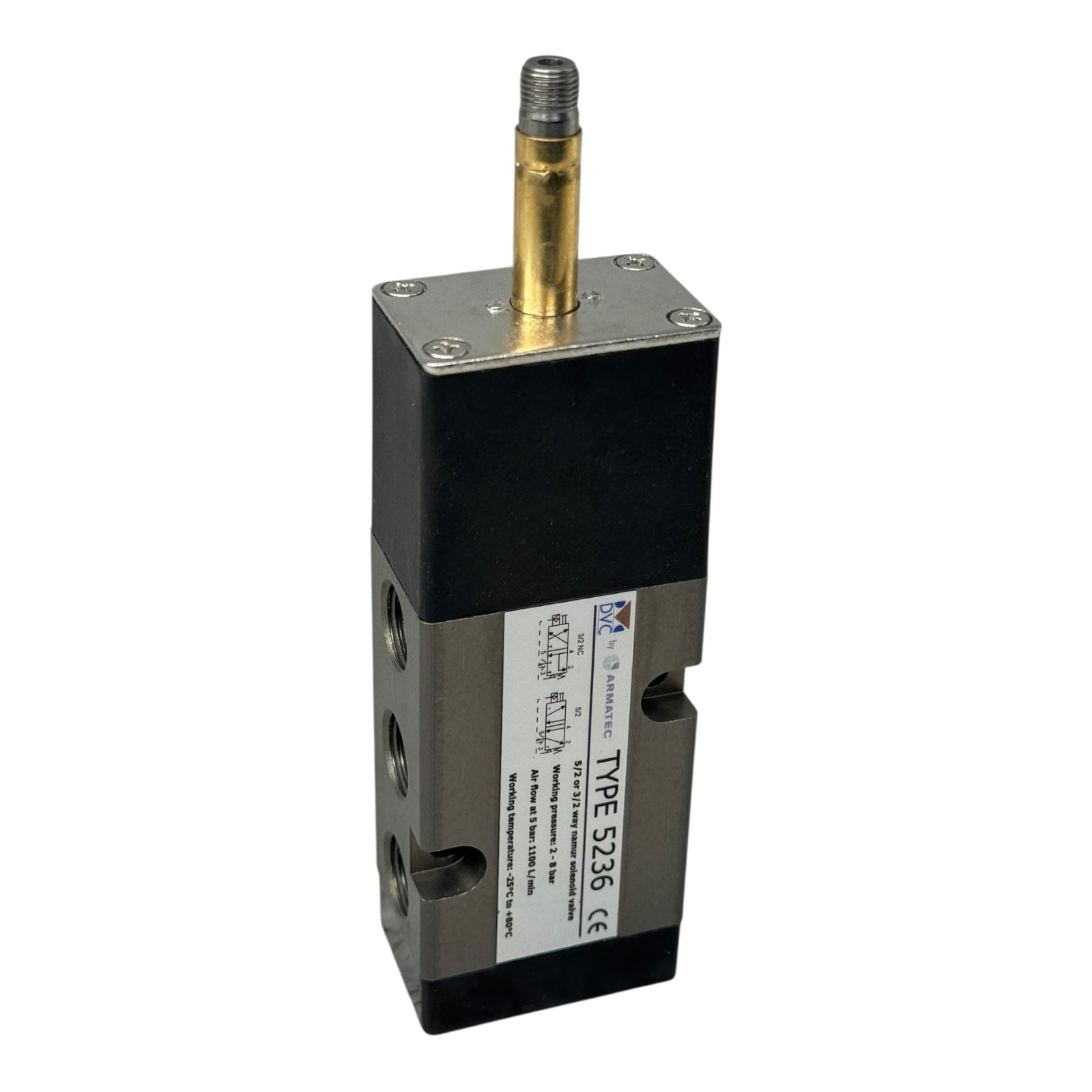 DVC Type 5236 Magnetventil 5/2 3/2-Wege NAMUR 24VDC 2-8bar Pneumatikventi
