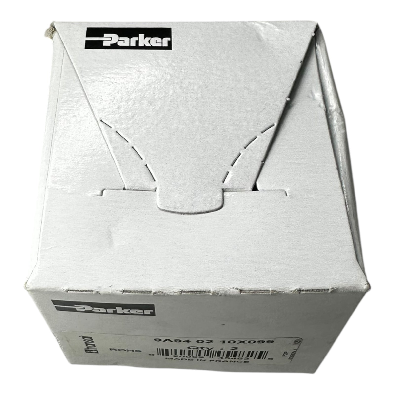 2x Parker Transair 9A94 02 10X099 Rohrverbinder Pneumatik Steckfitting