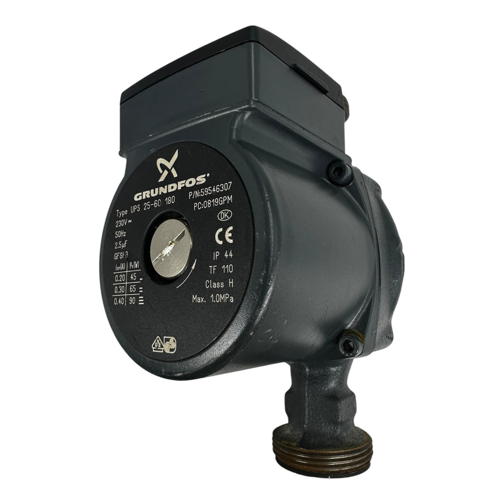 Grundfos UPS 25-60 180 Umwälzpumpe 59546307 Heizungspumpe 230V 50Hz