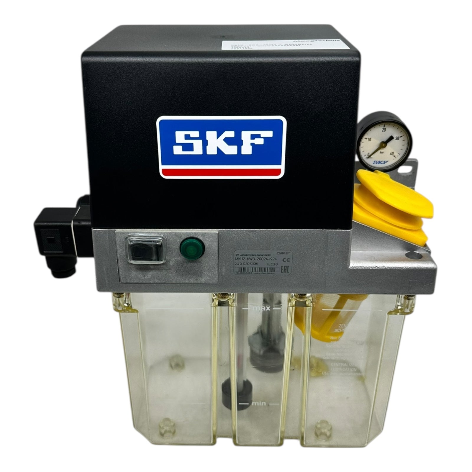 SKF MKU2-KW3-20024+924 Zentralschmieranlage 24V DC Schmierpumpe IEC38