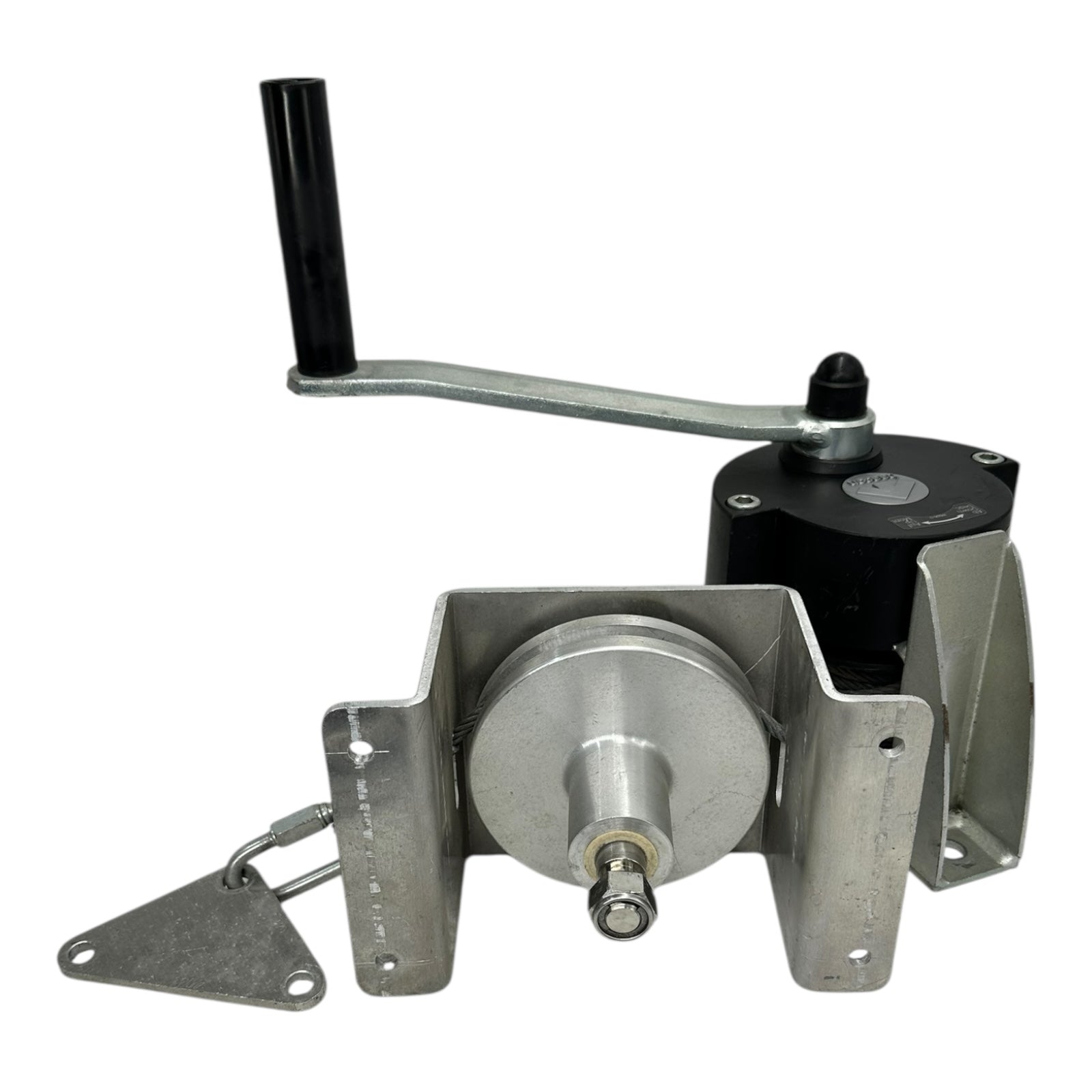 Haacon WV300-205986 Seilwinde 3kN 4mm Seil Handwinde mit Halterung
