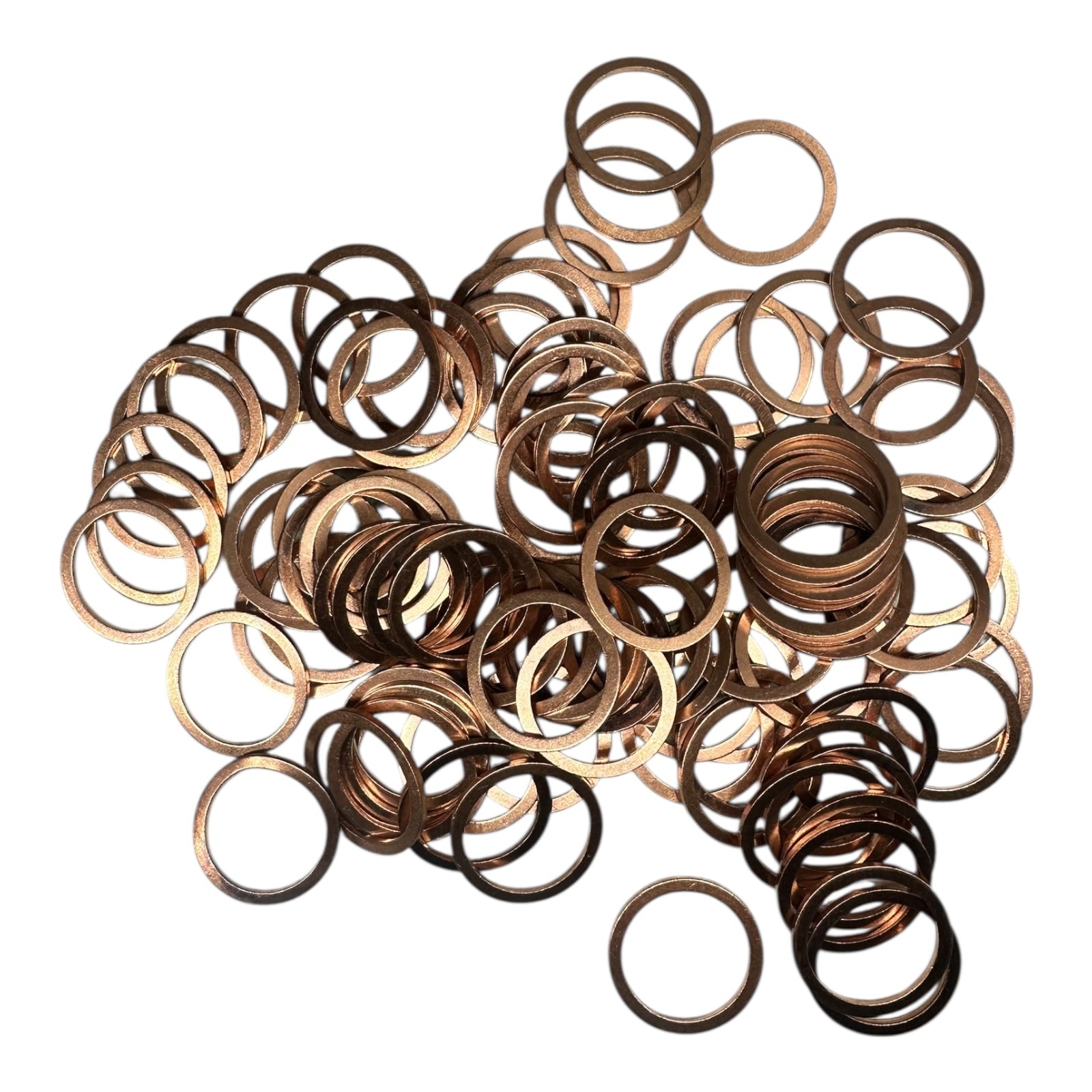 100x Kupferdichtring 24x30x2 mm CU-P100Neutral Dichtung DIN 7603 A M24 Kupfer