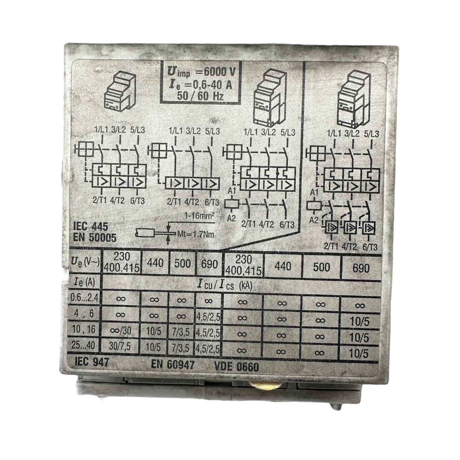 Moeller S-PKZ2 / ZM-32-B-PKZ2 Auslöseblock, Motorschutzschalter, Schaltantrieb