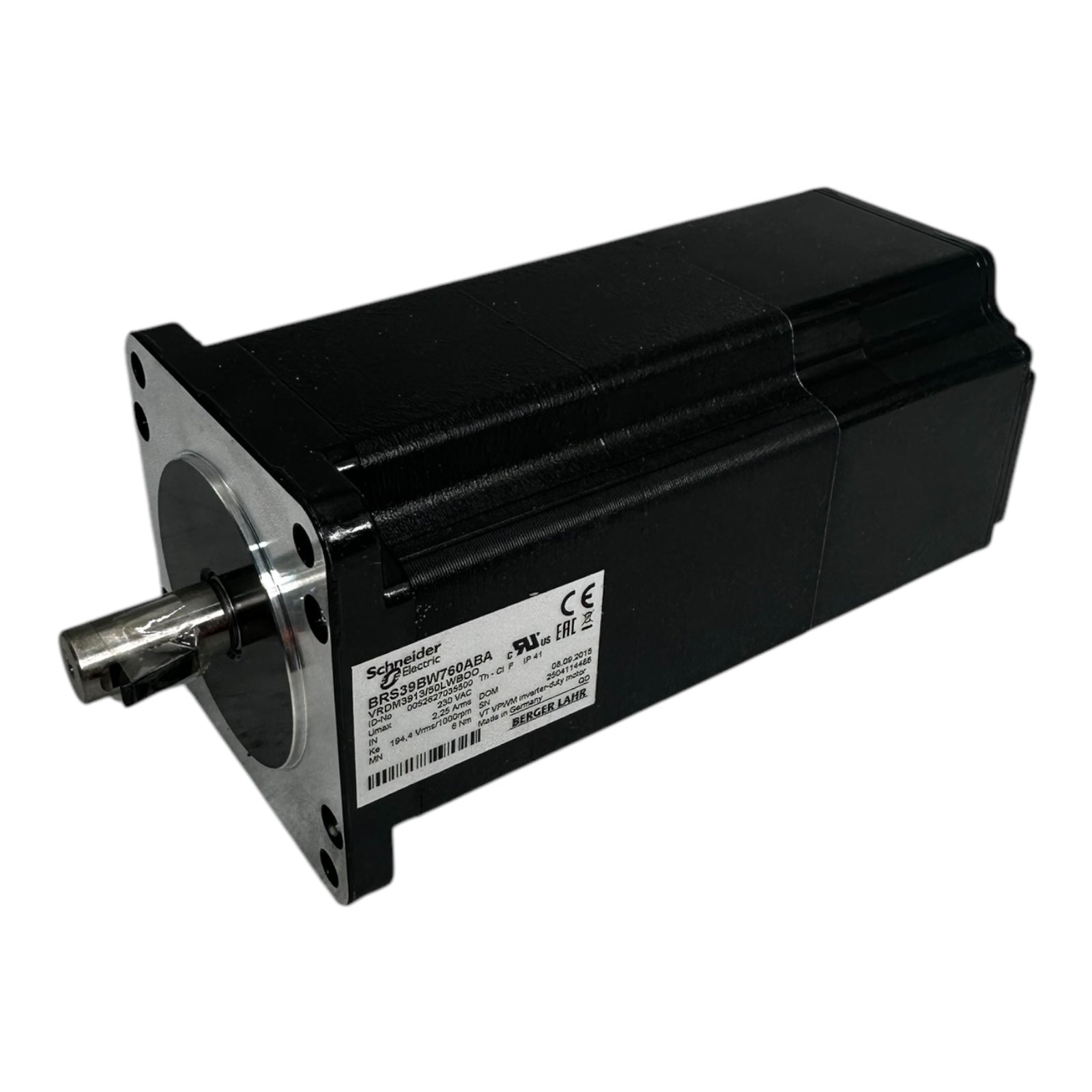 Schneider Electric BRS39BW760ABA 3-Ph.-Schrittmotor 6,78Nm Welle Ø 14mm, L=128mm