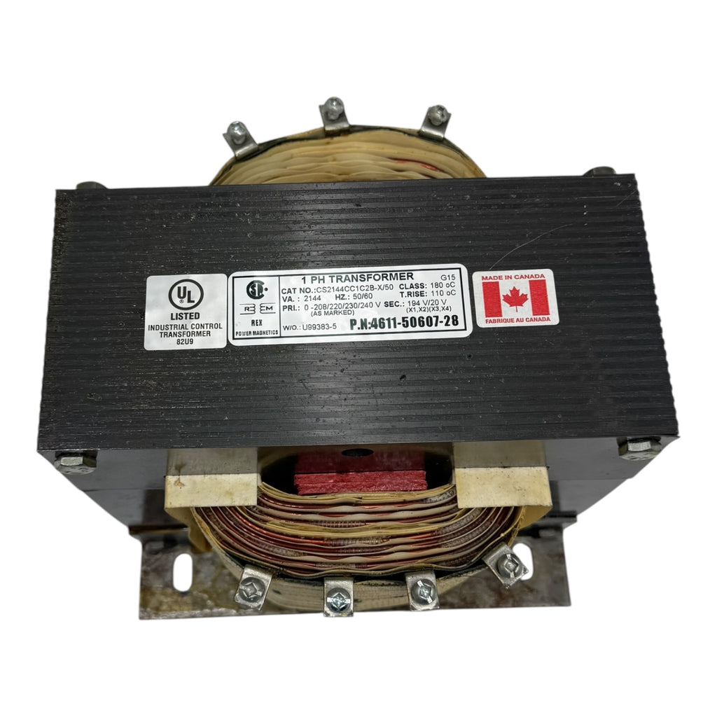 REX 4611-50607-28 Transformator 1-phasig 2144VA 230V 20V Steuertrafo