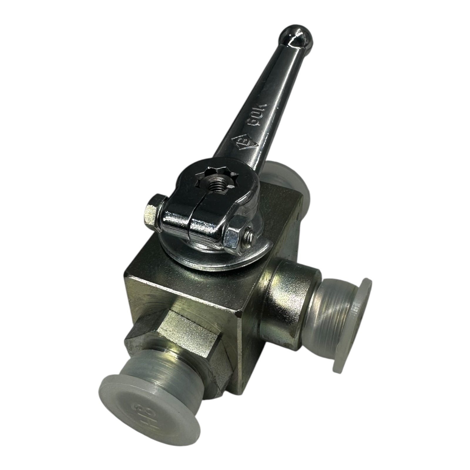 Böhmer Kugelhahn DN10 PN25 3-Wege Ventil Edelstahl PTFE Dichtung