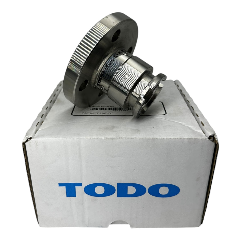 TODO Tankunit 1” DN25 Edelstahl Kupplung 1-4868B-4407 Flansch EN14432