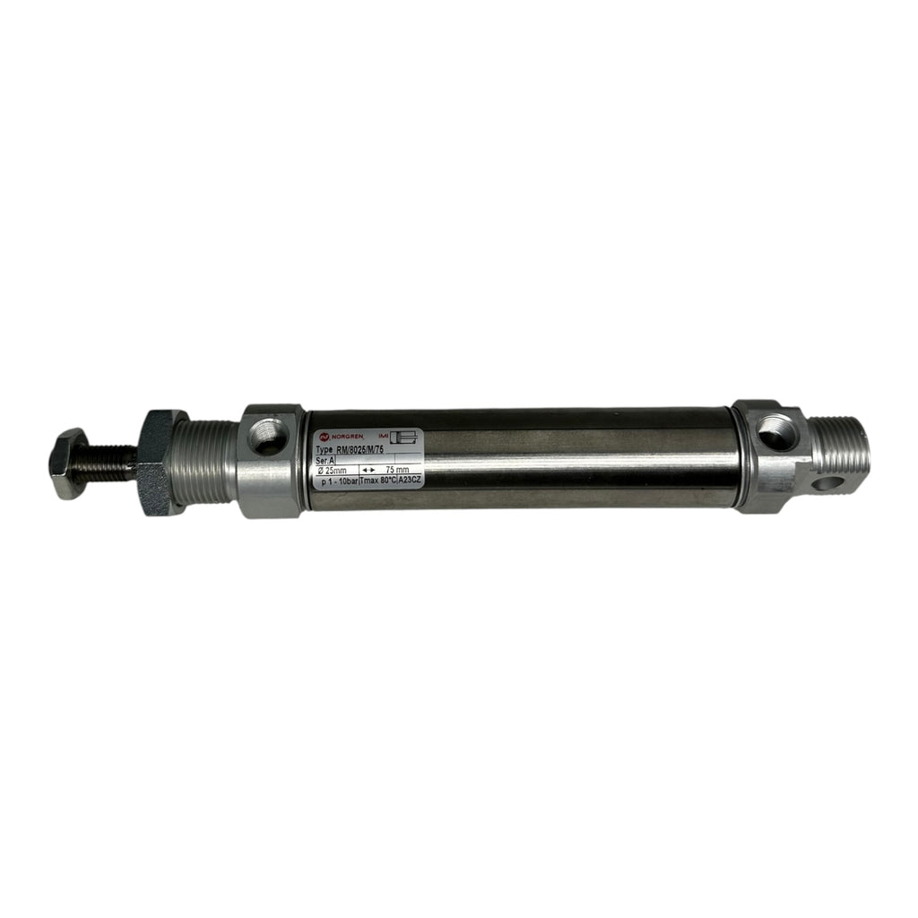 Norgren RM/8025/M/75 Pneumatikzylinder Ø25mm Hub 75mm 1-10bar Edelstahl