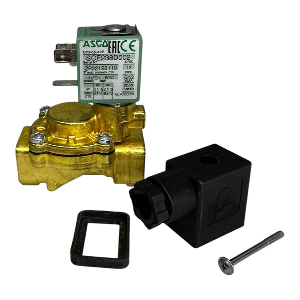 ASCO Magnetventil SCE238D002 G1/2 24/50-60V Messingventil Luft Wasser Öl 10bar