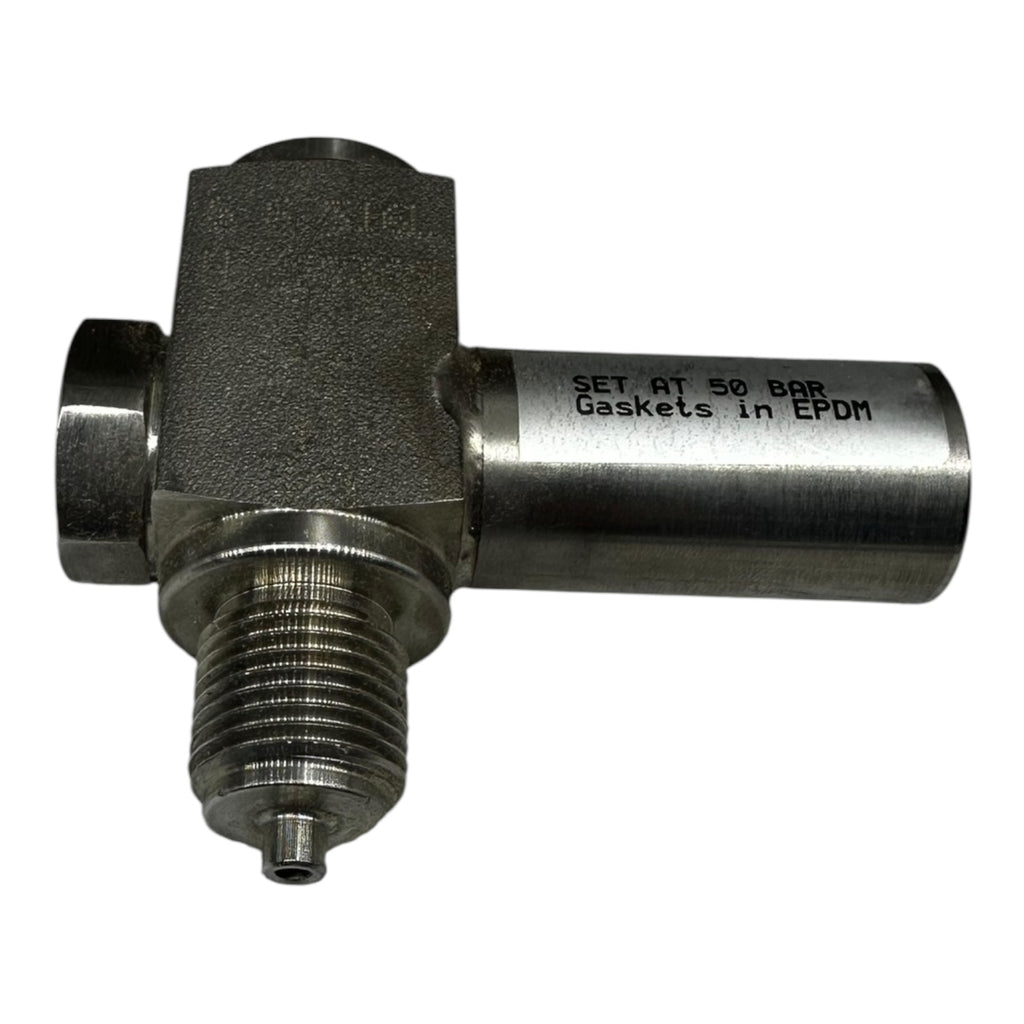 Sicherheitsventil Edelstahl 1/2” G Set 50 bar EPDM Dichtung Überdruckventil Neu