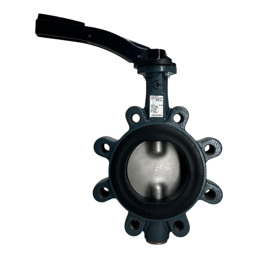 Ebro Z014-A Absperrklappe DN100 PN16 NBR Edelstahl 1.4408 Handhebel NEU