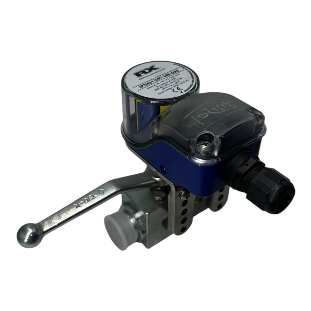 Böhmer Kugelhahn DN16 PN400 mit RX Stellungsanzeige IP67 250V AC/DC Neu