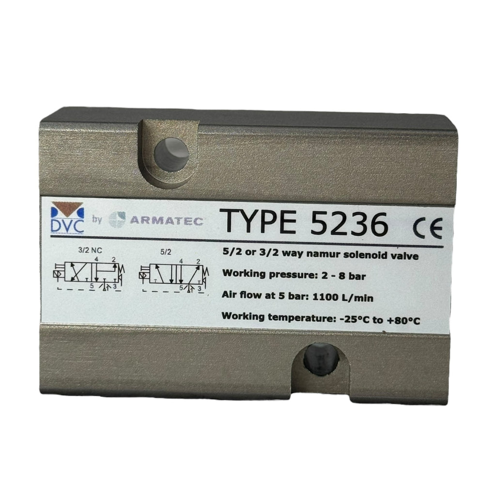 DVC Type 5236 Magnetventil 5/2 3/2-Wege NAMUR 24VDC 2-8bar Pneumatikventi