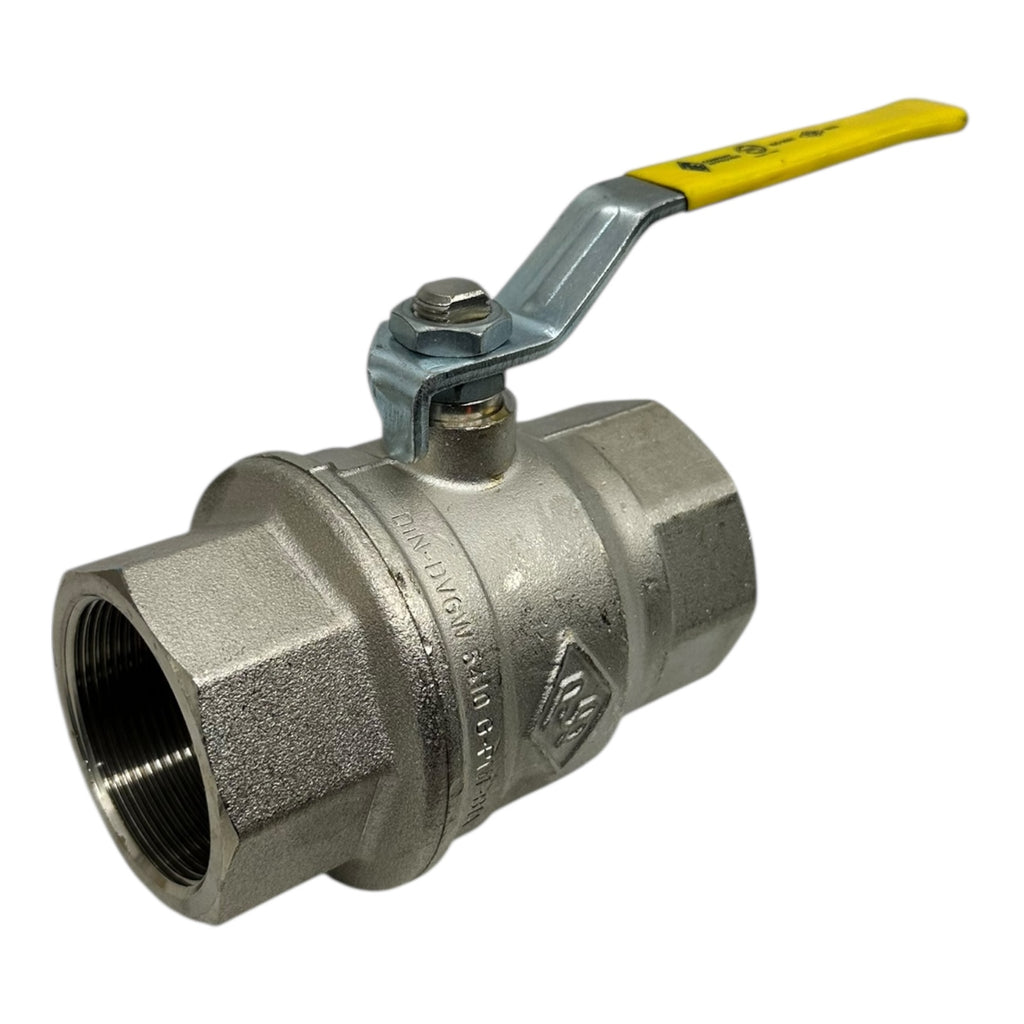 Kugelhahn DN50 2” IG Edelstahl CF8 PN40 DVGW 5140 Kugelventil Vollfluss