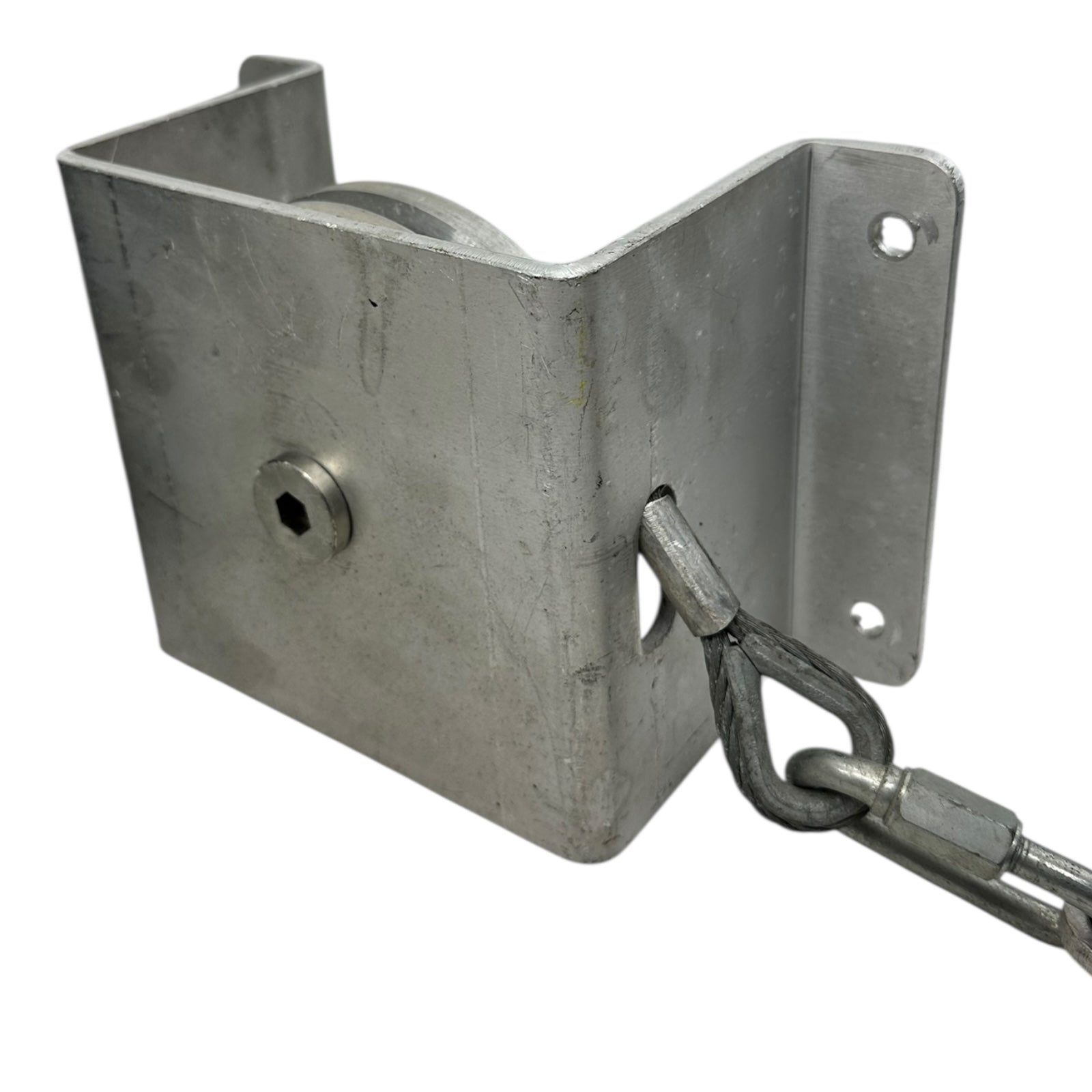 Haacon WV300-205986 Seilwinde 3kN 4mm Seil Handwinde mit Halterung