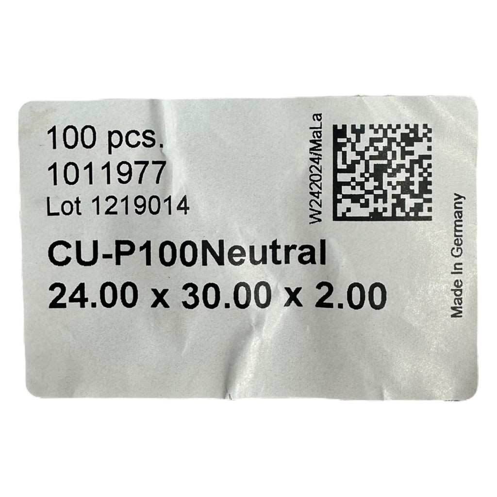 100x Kupferdichtring 24x30x2 mm CU-P100Neutral Dichtung DIN 7603 A M24 Kupfer