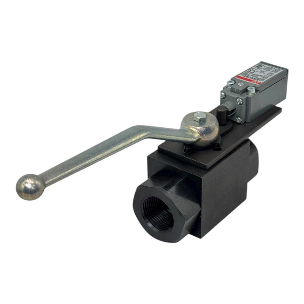 Rötelmann ST/PT-F DN25 PN250 Kugelhahn 1” BSP mit ABB LS32P13B11 Endschalter