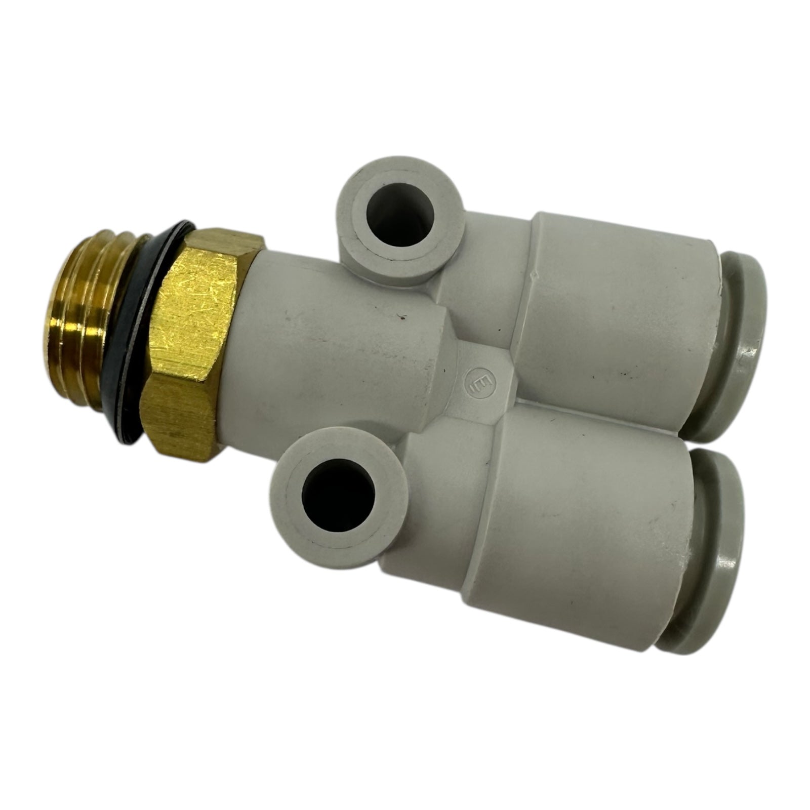 10x SMC KQ2U08-U02A Pneumatik Verteiler 8 mm Push-In auf G1/4 Messinggewinde