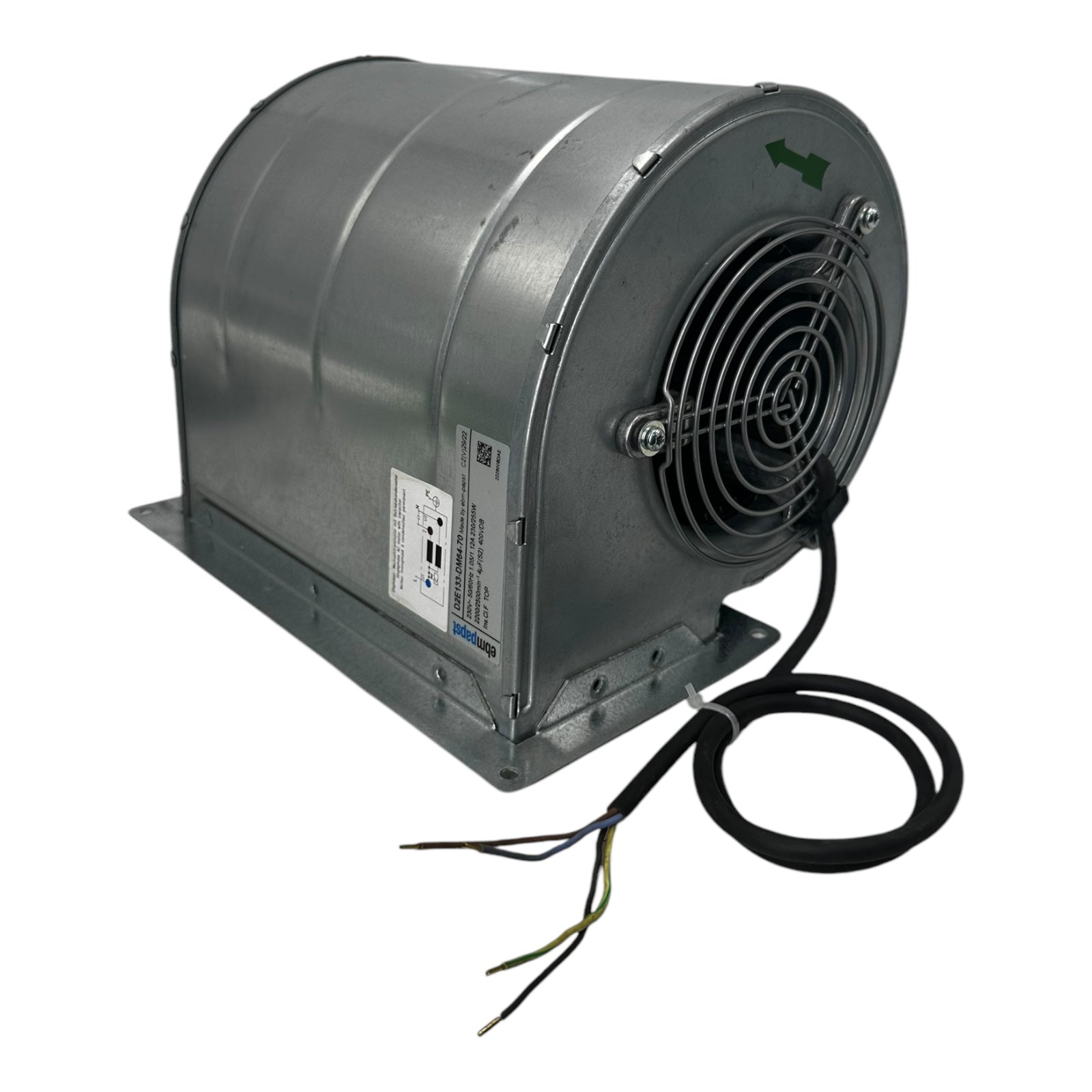 ebm-papst D2E133-DM64-70 Radiallüfter 230V 255W 2500U/min mit kondensator
