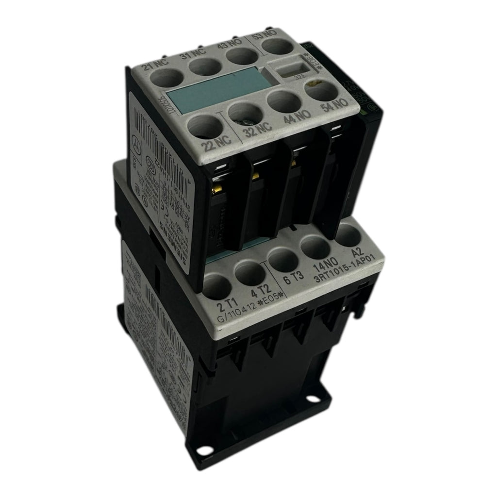 3x Siemens 3RT1015-1AP01 Schütz 3-polig 24V AC Hilfskontaktblock
