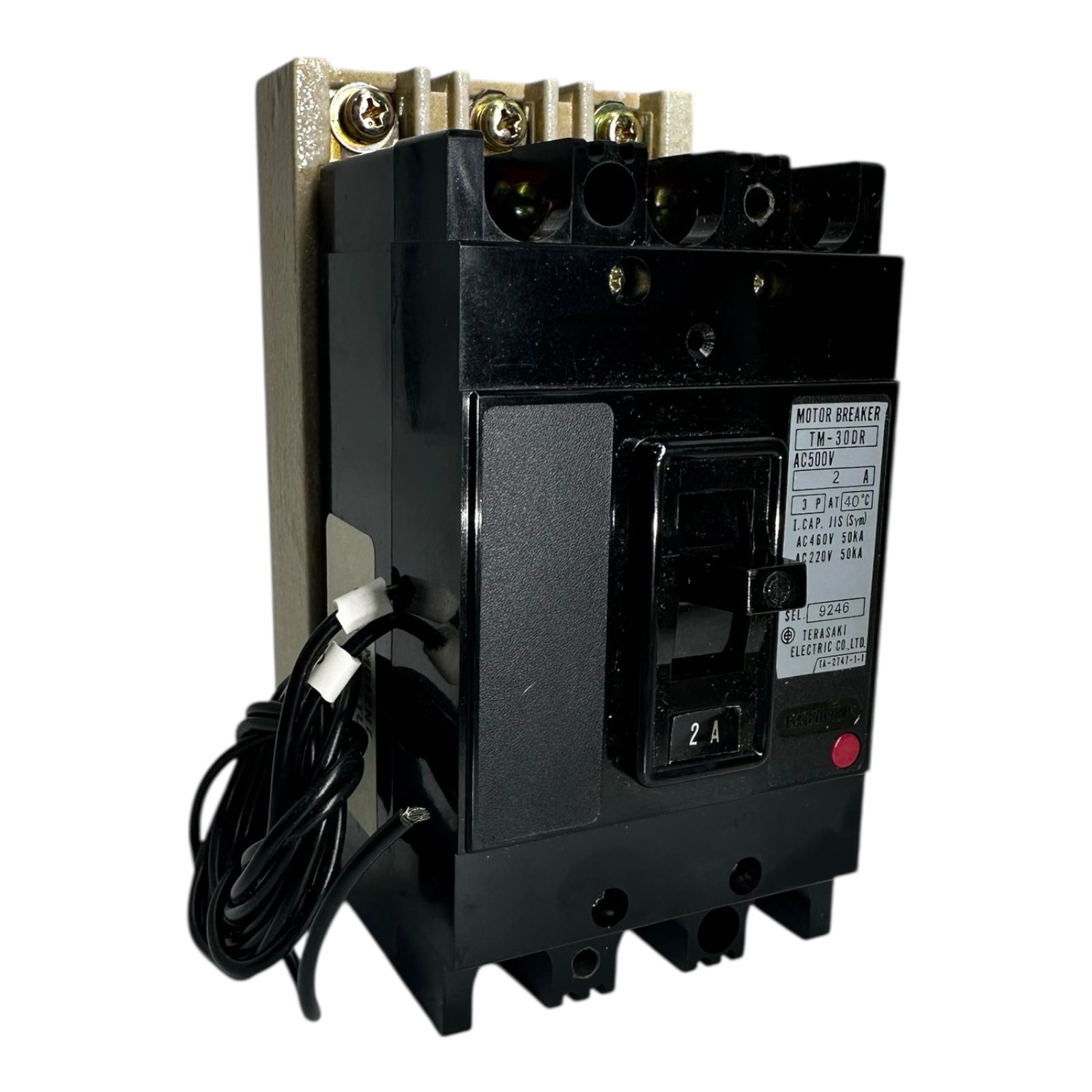 Terasaki TM-30DR Motorschutzschalter Schutzschalter 2A 3-polig AC500V 9246