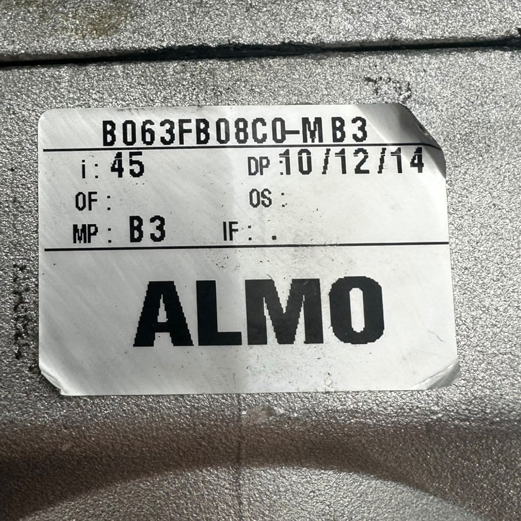 ALMO B063FB08C0-MB3 Schneckengetriebe B3 Flansch i:45